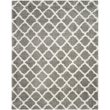 Safavieh 4 x 4 ft. Indie Shag SGI322 Power Loomed Square Area Rug Grey & Ivory SGI322B-4SQ